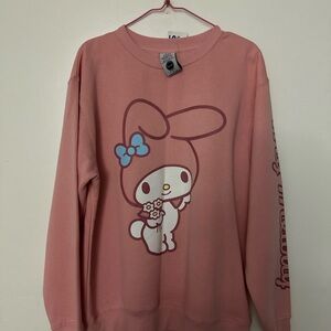 Bioworld My Melody Pink Pullover Sweatshirt-